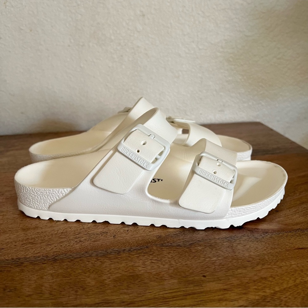 Birkenstock Arizona Essentials EVA White Sandals Size 7-7.5